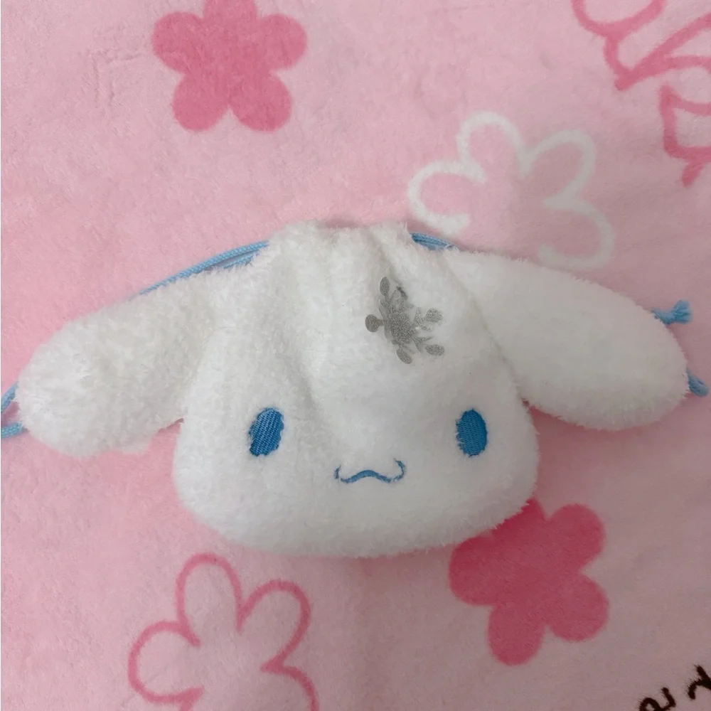 Sanrio Cinnamoroll Drawstring Snowflake Bag